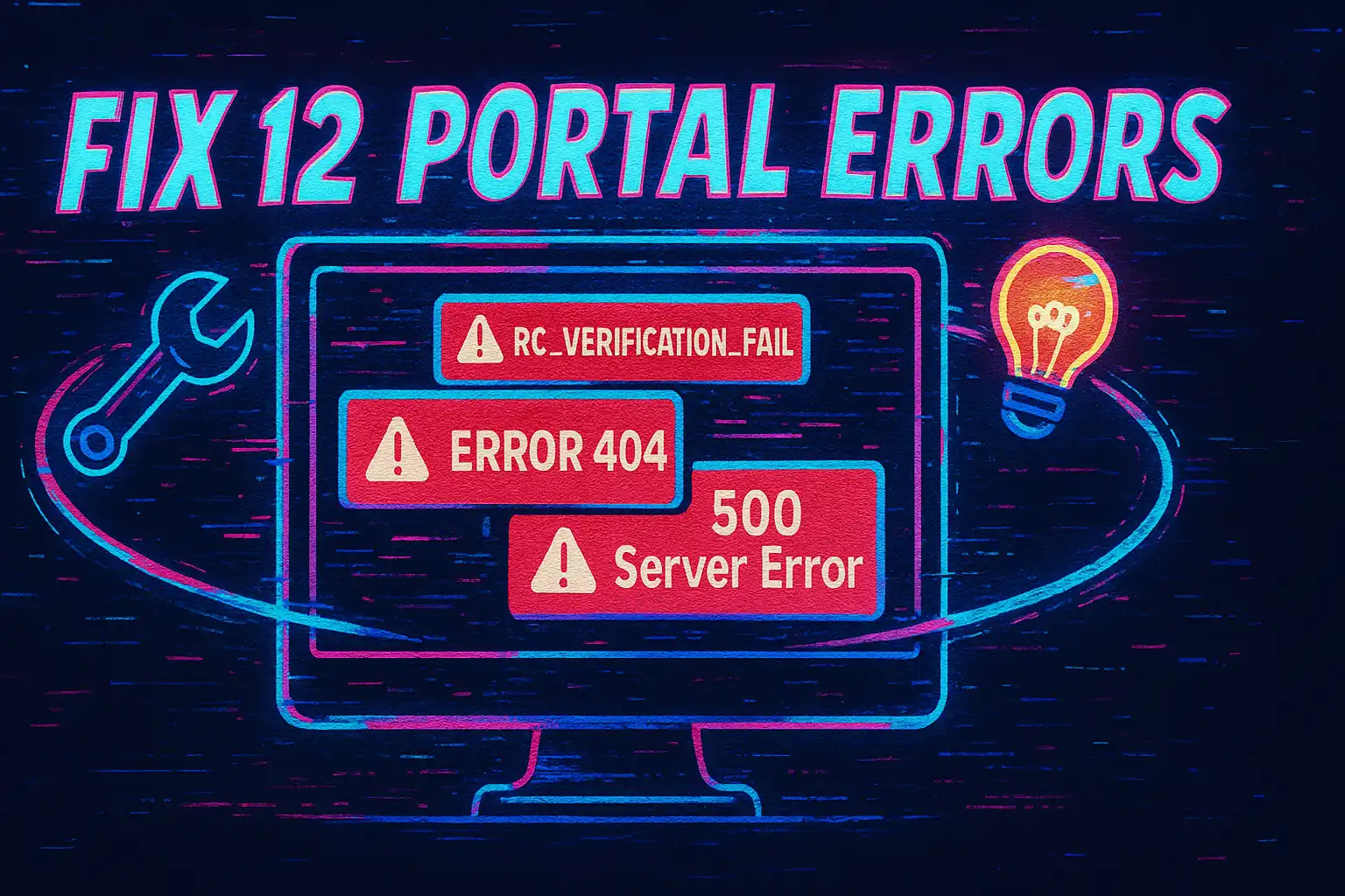 12 Common Error Codes on Seva Sindhu